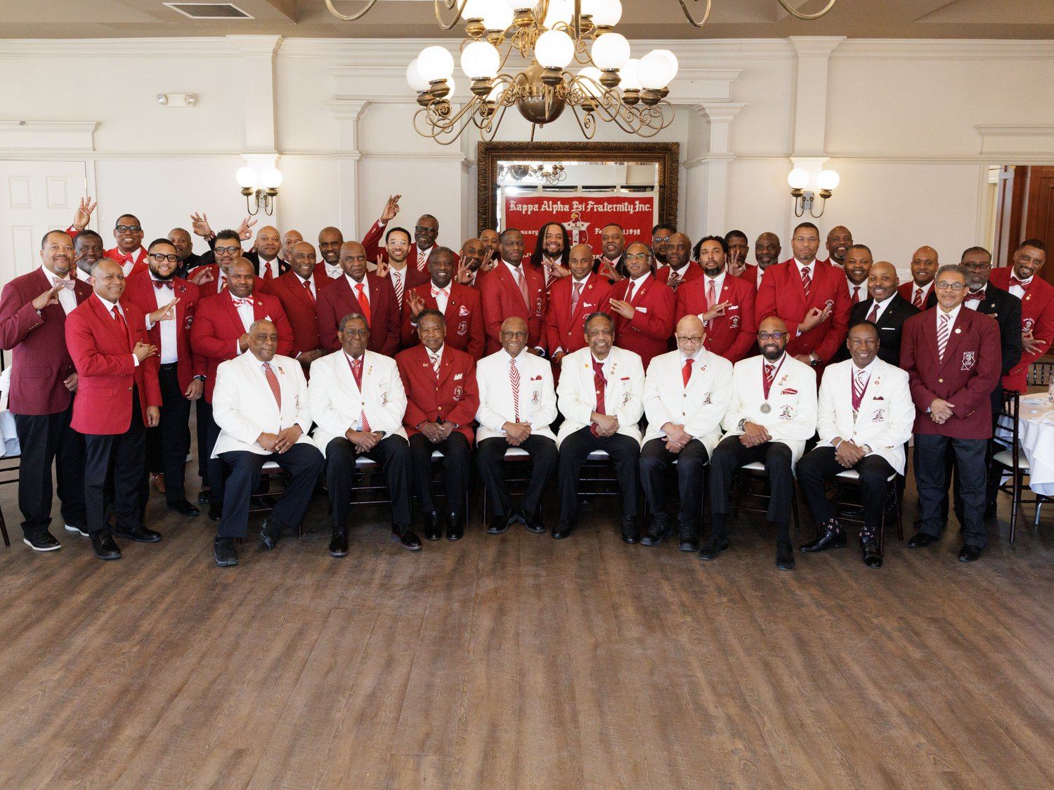 The chapter assembled for the 28th Charter Day